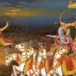Suryaputra karna attacked by Arjuna