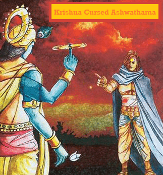 Ashwathama cursed by Krishna