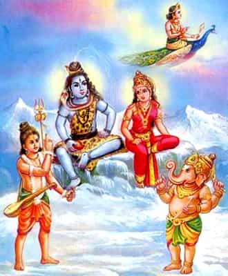 The race between Ganesh and Kartikeya: