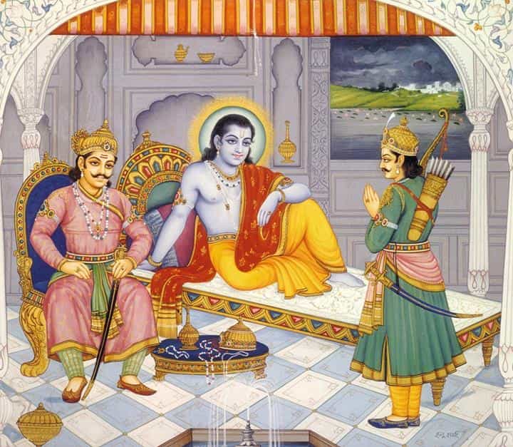 Arjun insults Yudhishthira
