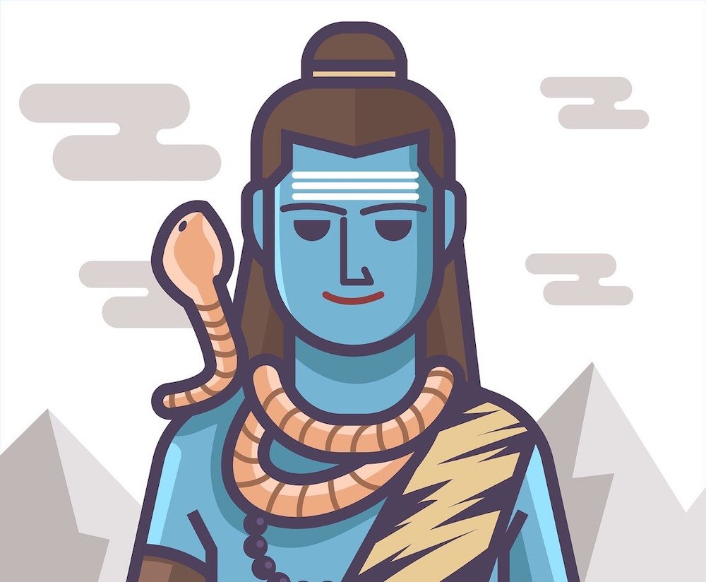 Why Lord Shiva wears a snake around his neck?