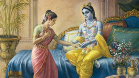 Rukmini asks Krishna that why he helps in killing Bhishma & Dronacharya in Mahabharata