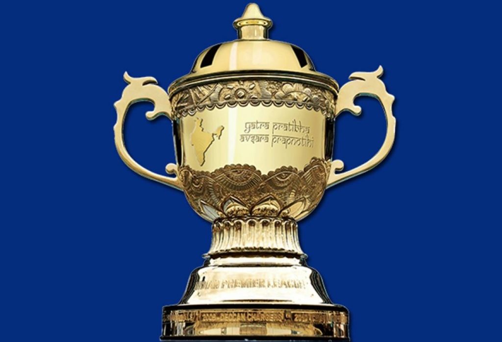 9. What is written on the IPL Trophy in Sanskrit?