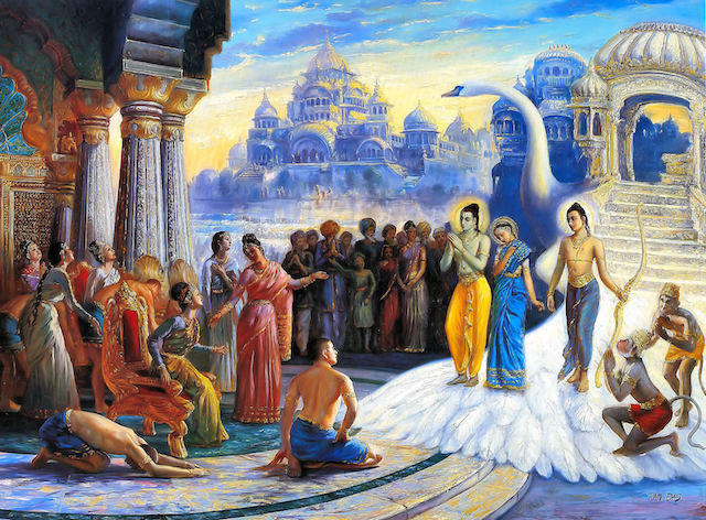 Return of Lord Rama to Ayodhya in Ramayana