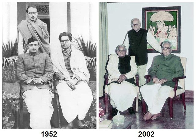 Atal Bihari Vajpayee along with his long-time friends L. K. Advani and Bhairon Singh Shekhawat form the Bharatiya Janata Party (BJP) in 1980 and also became BJP's first President.