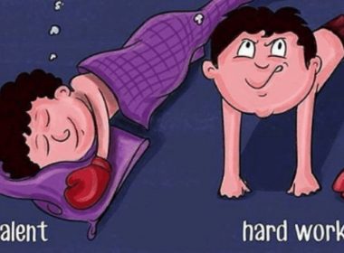 Fantabulous Images showing "Hard Work Beats Talent When Talent Does Not Work Hard"