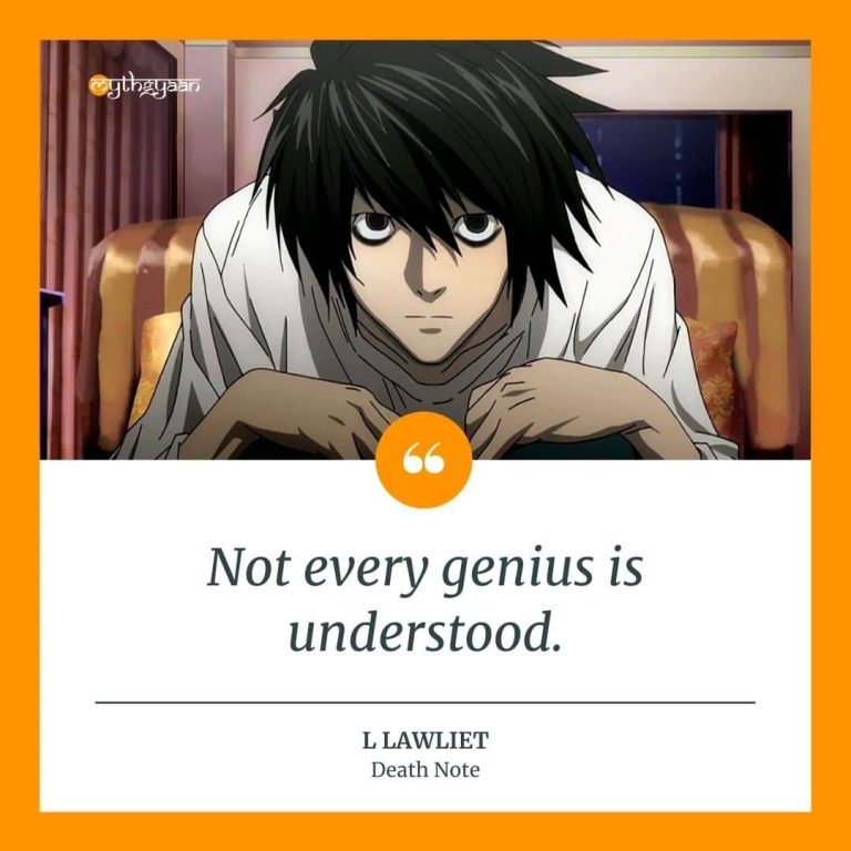 Death Note L Monster Quote