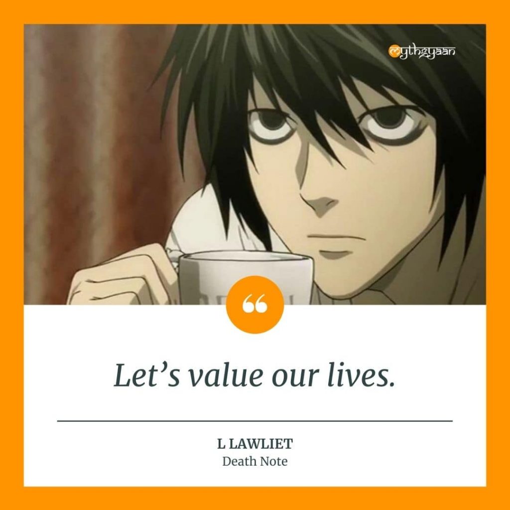 Top 5 quotes from Death Note Characters