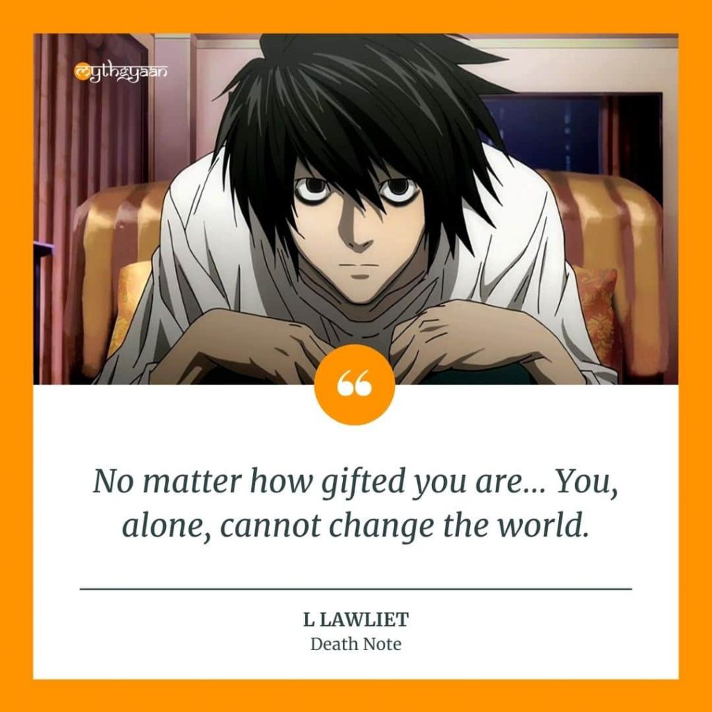 death note l lawliet quotes