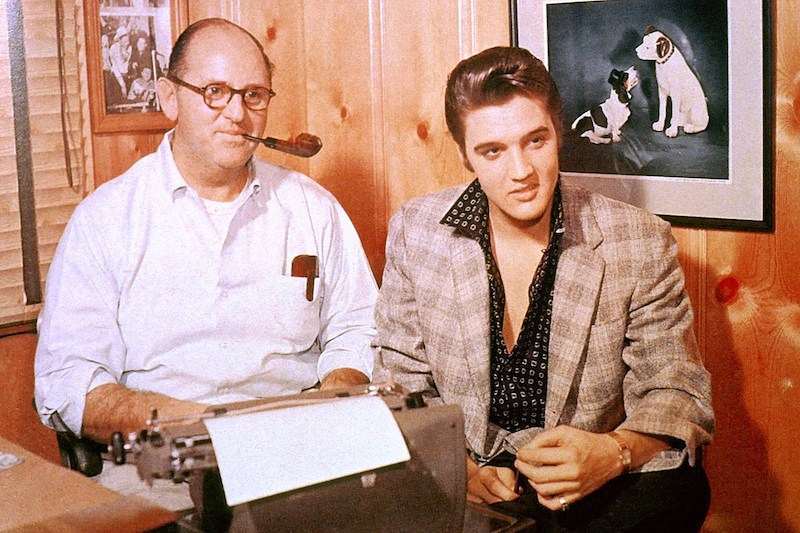 Colonel Tom Parker with Elvis