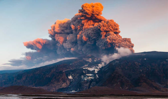 Volcanic eruptions in Iceland