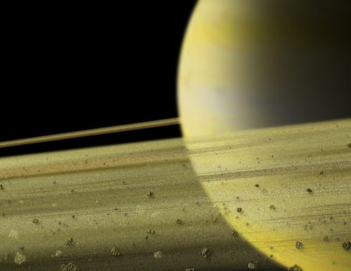Saturn's rings are not solid