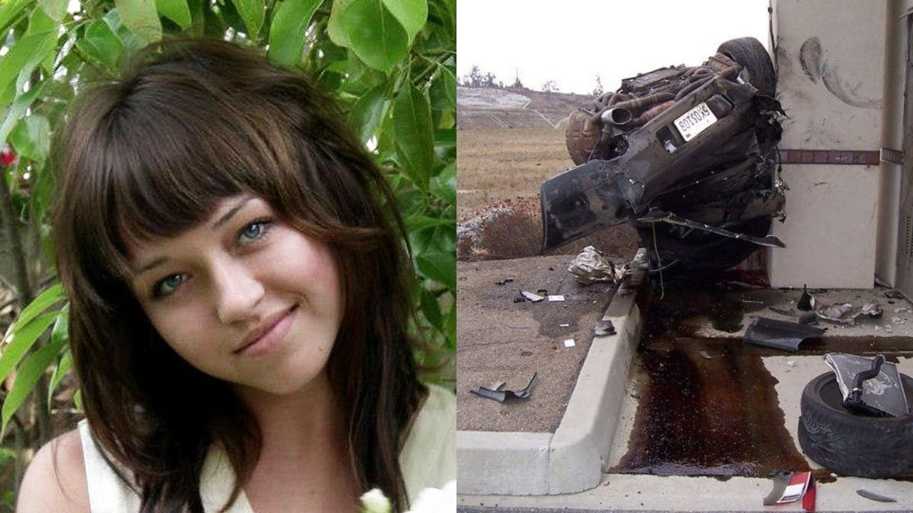 porsche girl accident photos