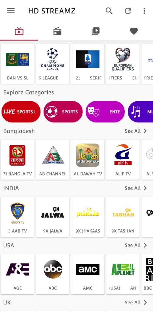 Key Features of HD Streamz APK Download