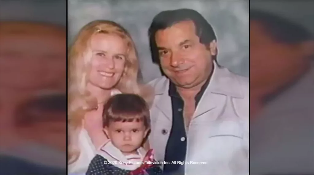 Judith Eva Barsi with her parents