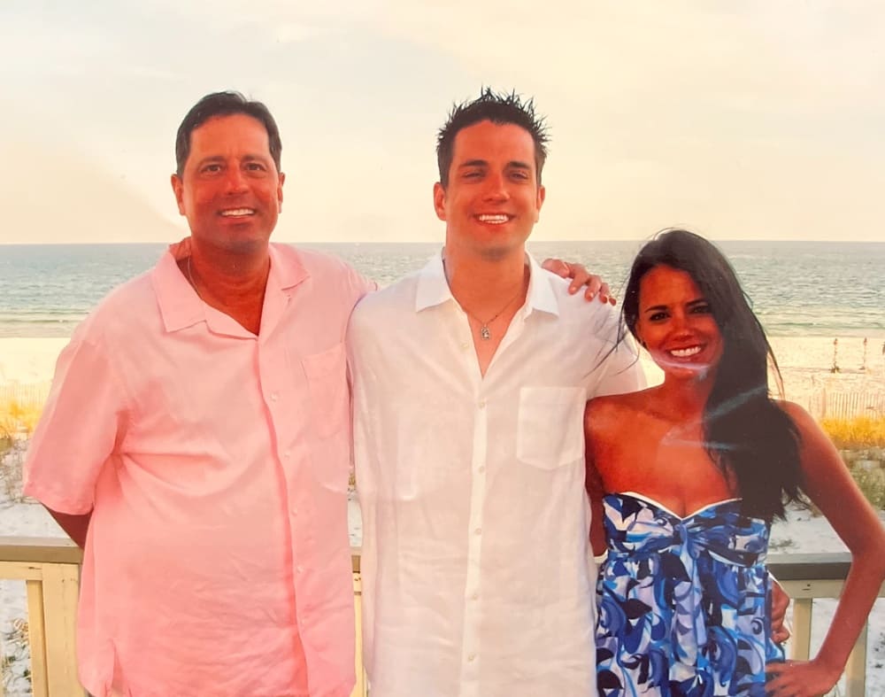 Bruce Cucchiara with his family