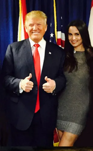 Ashley with Donald Trump