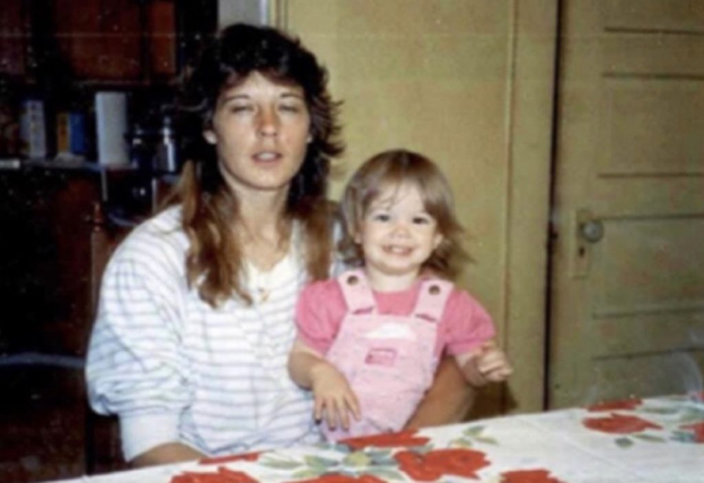 Baby Alissa with her mother Barbara Farner