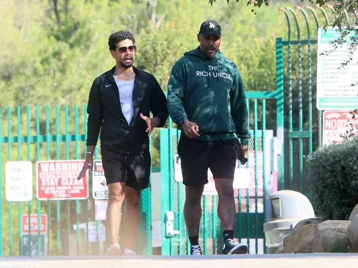 Brown and Smollett spent the day together in Los Angeles